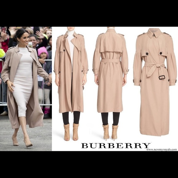 ✨✨SOLD!!!✨✨ Burberry Maythorne Blouson Silk Trench - Picture 1 of 8